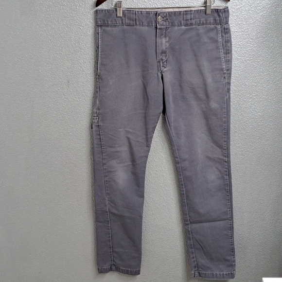 Dickies Faded Grey Work Pants  34x30 - Picture 1 of 8